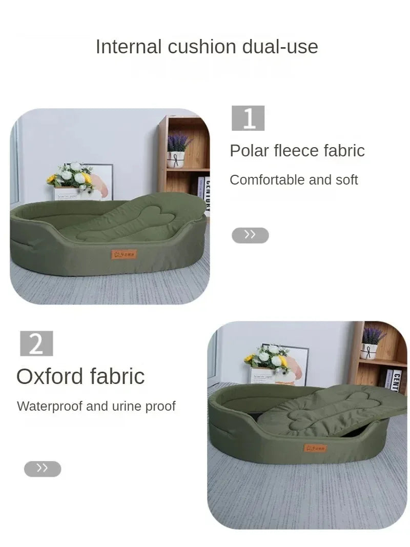 ZooFlex Soft Fluffy Dog Bed – Warm Winter Sofa Cushion for Dogs & Cats