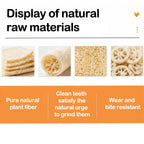 ZooFlex Natural Catnip Loofah Chew Toys – Kitten Teething & Dental Chew Sticks (1–3 Pack)