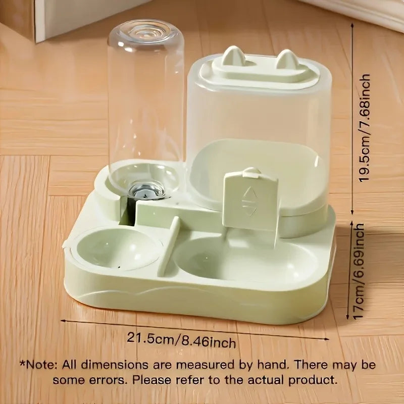 ZooFlex 2-in-1 Automatic Cat Feeder & Water Dispenser – No Battery