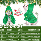 ZooFlex Christmas Tree Pet Costume – Dog & Cat Holiday Cape Outfit
