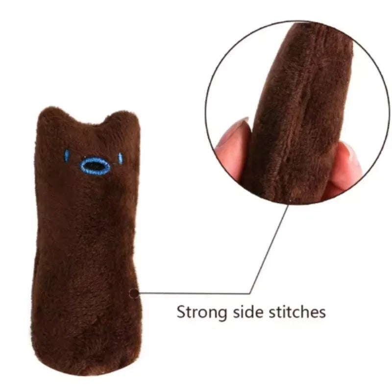 ZooFlex Interactive Catnip Plush Toy – Chew & Squeaky Kitten Toy