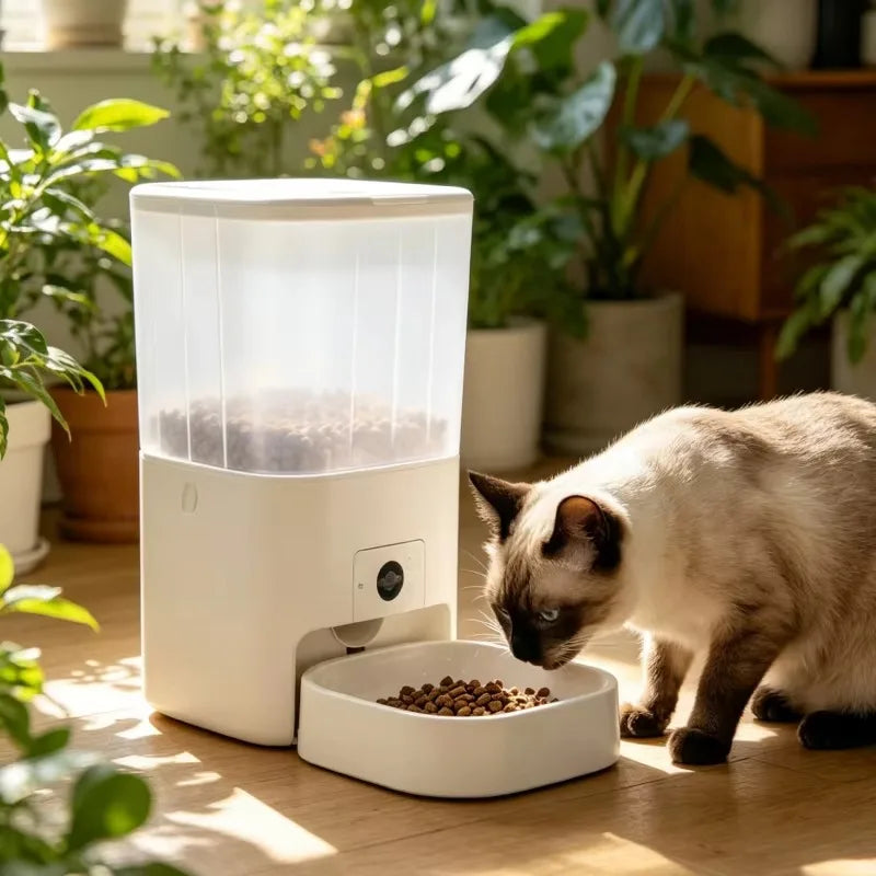 ZooFlex 6L Smart WiFi Pet Feeder – Automatic Dog & Cat Food Dispenser with 1080P Camera