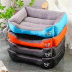 ZooFlex Washable Dog Sofa Bed – Soft Warm Square Cushion for Dogs & Cats