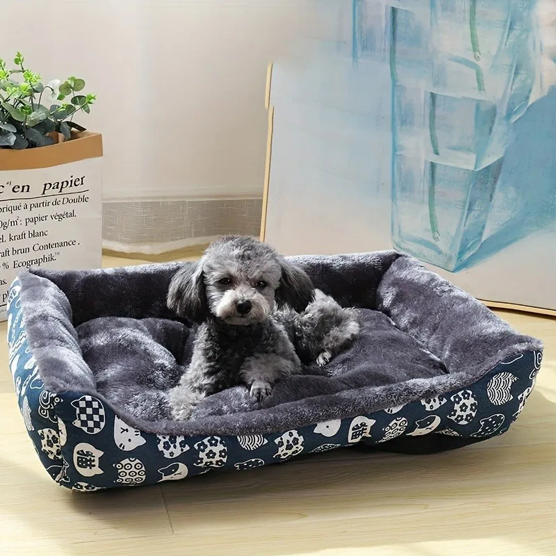 ZooFlex Soft Dog Sofa Bed – Warm Pet Cushion & Sleeping Mat for Dogs & Cats