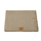 ZooFlex 3D Sponge Dog Bed – Washable Faux Fur Cover & Non-Slip Pet Crate Mattress