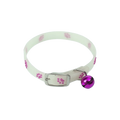 ZooFlex Glow-in-the-Dark Cat Collar – Adjustable Paw Print Design