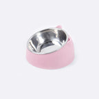 ZooFlex 15° Raised Cat & Dog Bowl – Non-Slip Stainless Steel Food & Water Feeder
