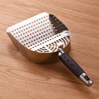 ZooFlex Stainless Steel Cat Litter Scoop – Deep Mesh Sifter