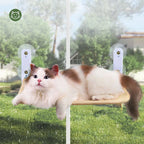 ZooFlex Cat Window Hammock – Suction Cup Perch with Washable Mat
