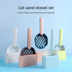 ZooFlex Fine Hole Cat Litter Scoop with Holder – Easy Clean