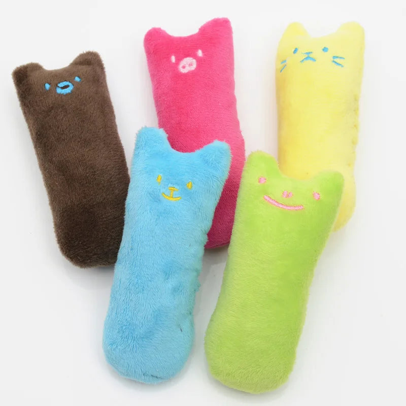 ZooFlex Interactive Catnip Plush Toy – Chew & Squeaky Kitten Toy