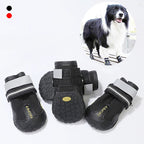 ZooFlex Waterproof Dog Shoes – Reflective Anti-Slip Winter Boots for Medium & Large Dogs