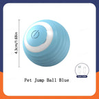 ZooFlex Smart Interactive Cat Toy Ball – Automatic Rolling USB Rechargeable Pet Toy
