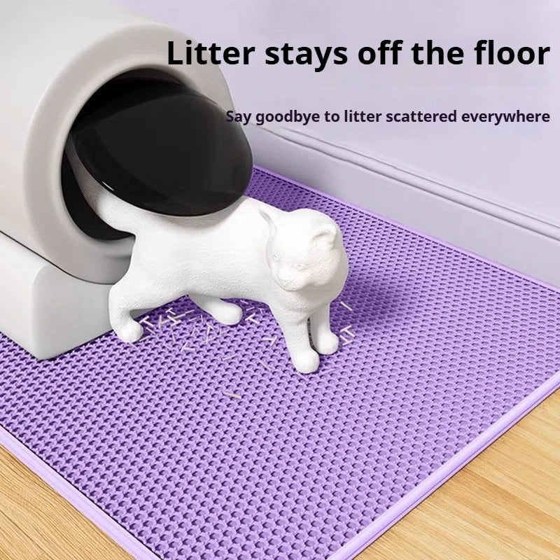 ZooFlex EVA Cat Litter Mat – Waterproof Double-Layer Design