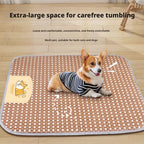 ZooFlex Summer Pet Cooling Mat – Breathable Non-Slip Rattan Bed for Dogs & Cats