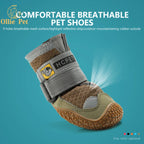 ZooFlex Waterproof Silicone Dog Boots – Anti-Slip Rain & Snow Shoes for Medium & Large Dogs
