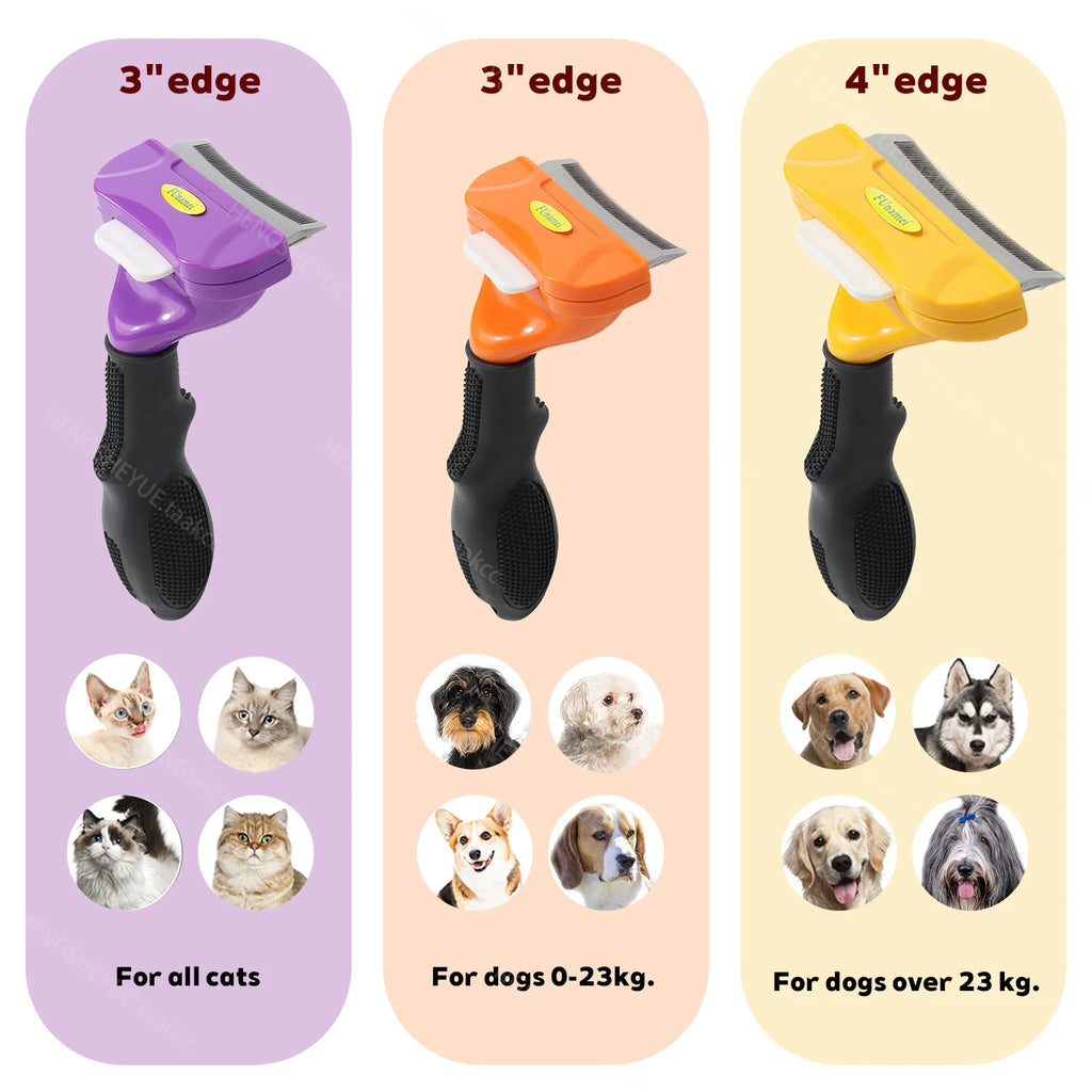 ZooFlex Cat Hair Removal Brush – Gentle Grooming & Massage Comb for Dogs & Cats