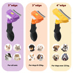 ZooFlex Cat Hair Removal Brush – Gentle Grooming & Massage Comb for Dogs & Cats