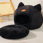 ZooFlex Winter Cat Cave Bed – Soft Warm Pet Sleeping Nest for Cats & Small Dogs