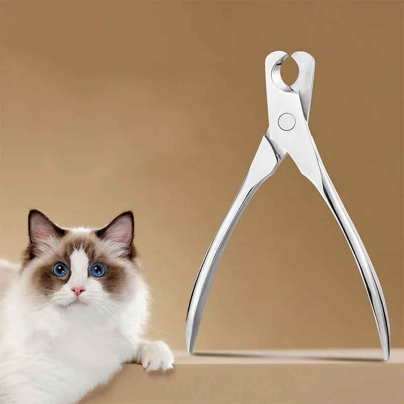 ZooFlex Professional Dog & Cat Nail Clipper – Stainless Steel Claw Trimmer with Nail File