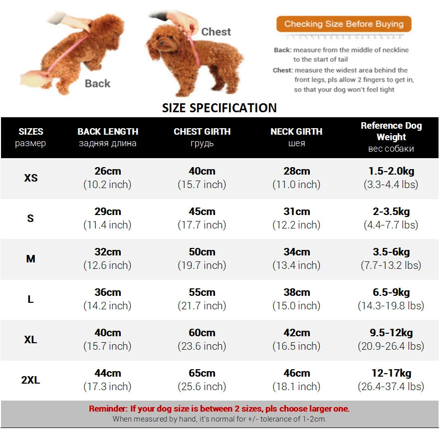 ZooFlex Winter Dog Jumpsuit – Lightweight Padded Coat for Small & Medium Dogs