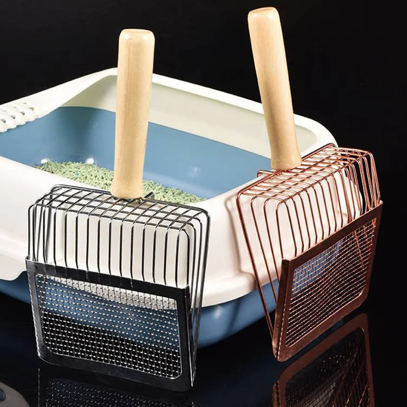 ZooFlex 2-in-1 Cat Litter Scoop – Stainless Steel Sifter