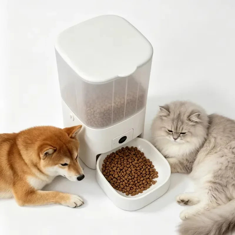ZooFlex 6L Smart WiFi Pet Feeder – Automatic Dog & Cat Food Dispenser with 1080P Camera
