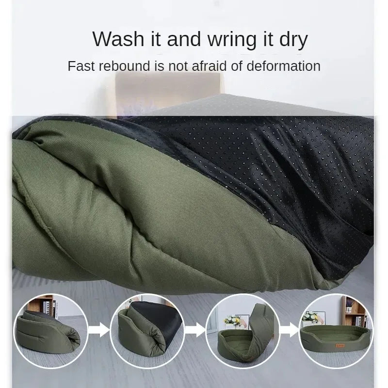ZooFlex Soft Fluffy Dog Bed – Warm Winter Sofa Cushion for Dogs & Cats
