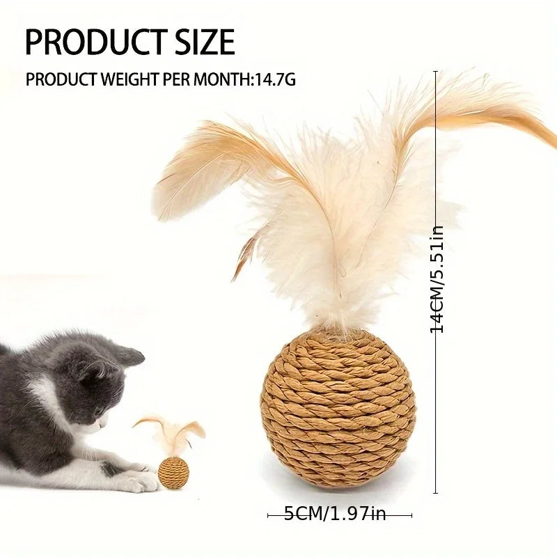Zooflex FeatherChase – Interactive Rattle Cat Toy