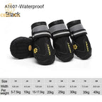 ZooFlex Waterproof Dog Boots – Anti-Slip Reflective Winter Shoes for Small & Large Dogs
