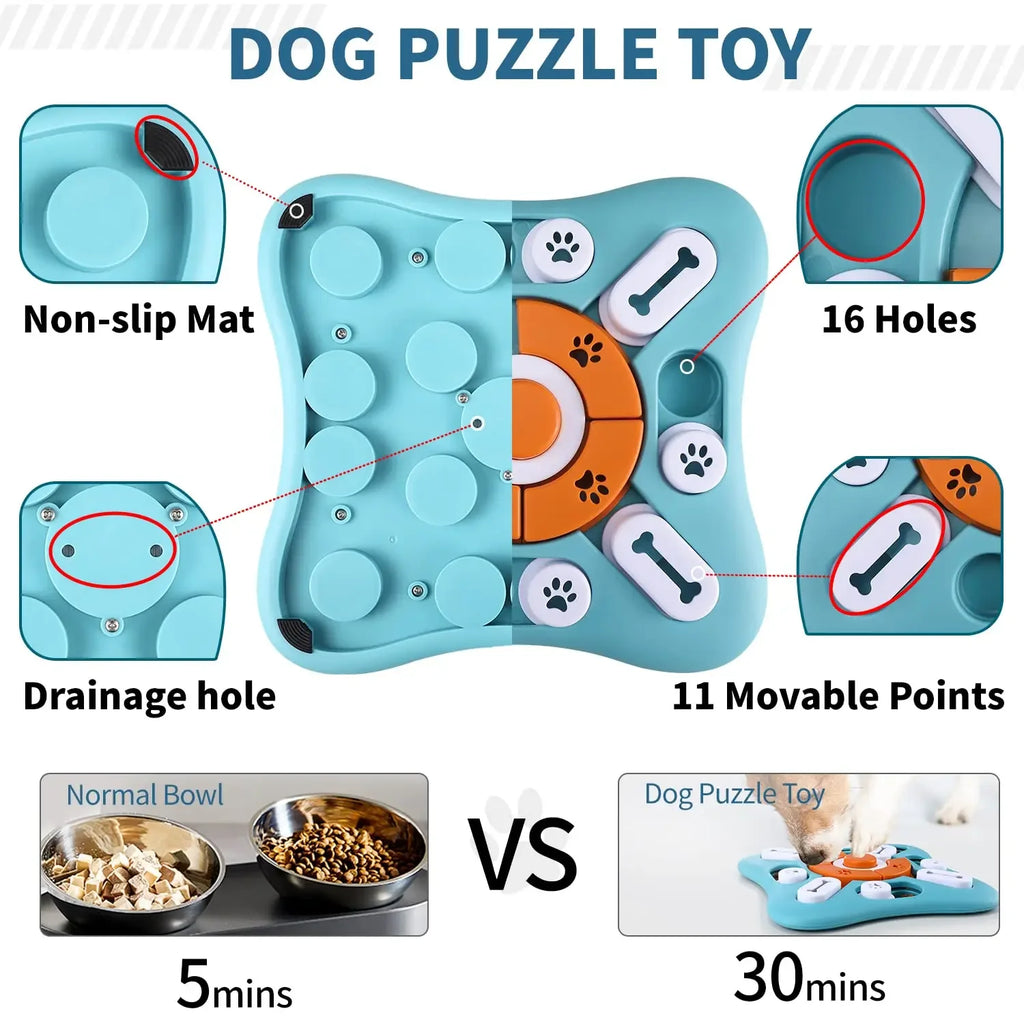 Zooflex BrainPaws – Interactive Dog Puzzle Feeder