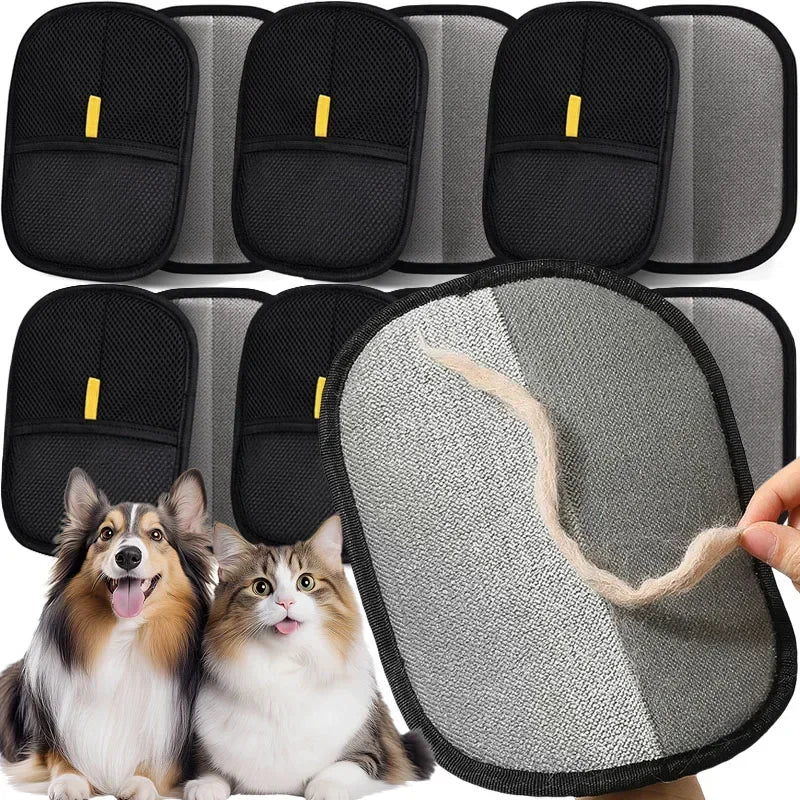 ZooFlex Pet Hair Removal Glove – Double-Sided Dog & Cat Grooming Brush