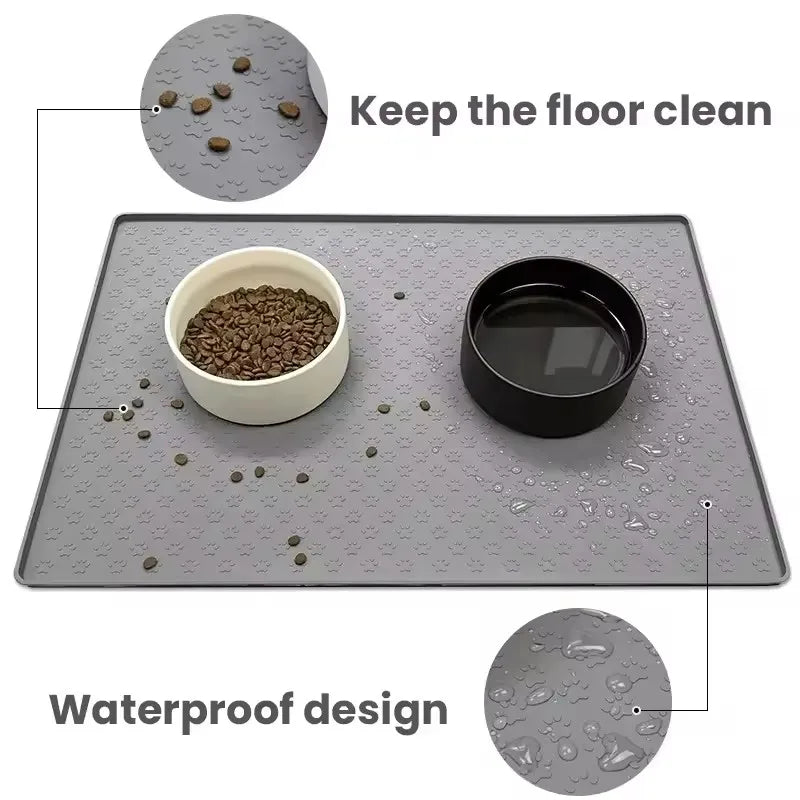 Zooflex CleanPaws – Waterproof Silicone Feeding Mat
