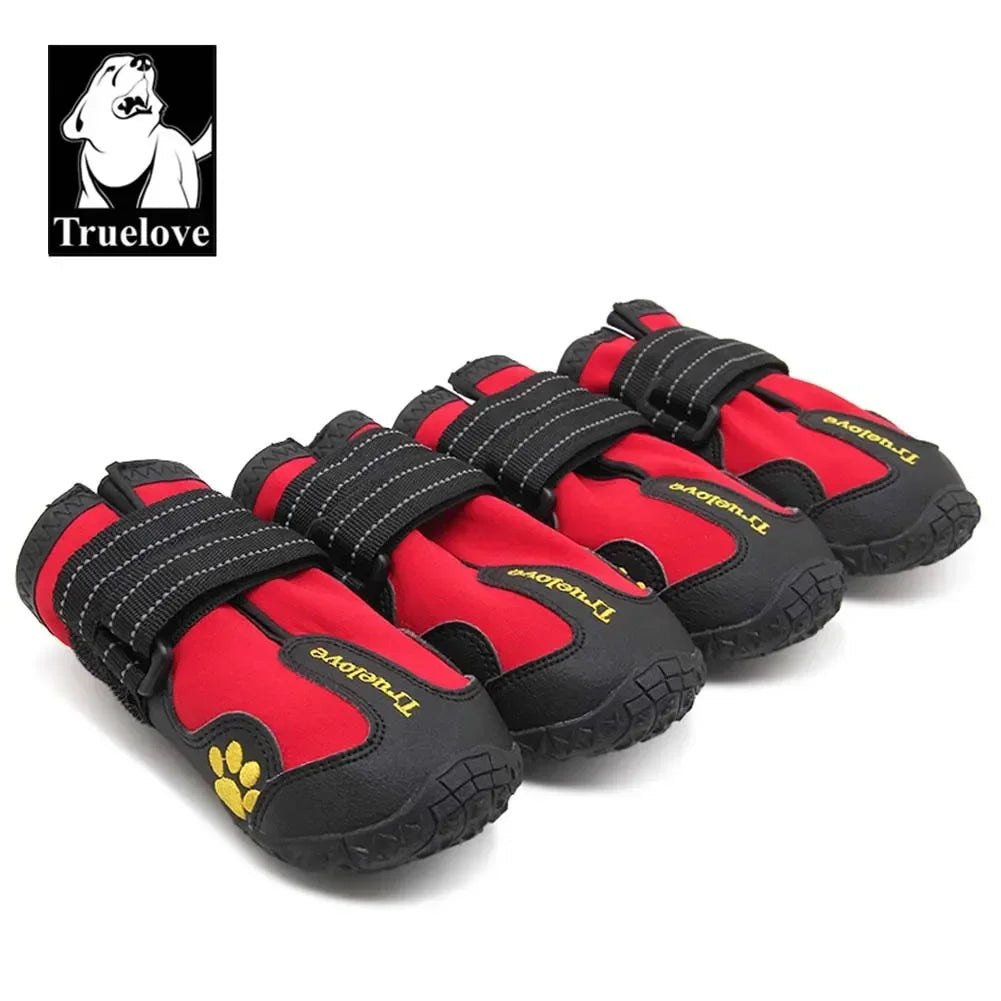 ZooFlex Waterproof Dog Boots – Anti-Slip Reflective Rain & Snow Shoes for Dogs