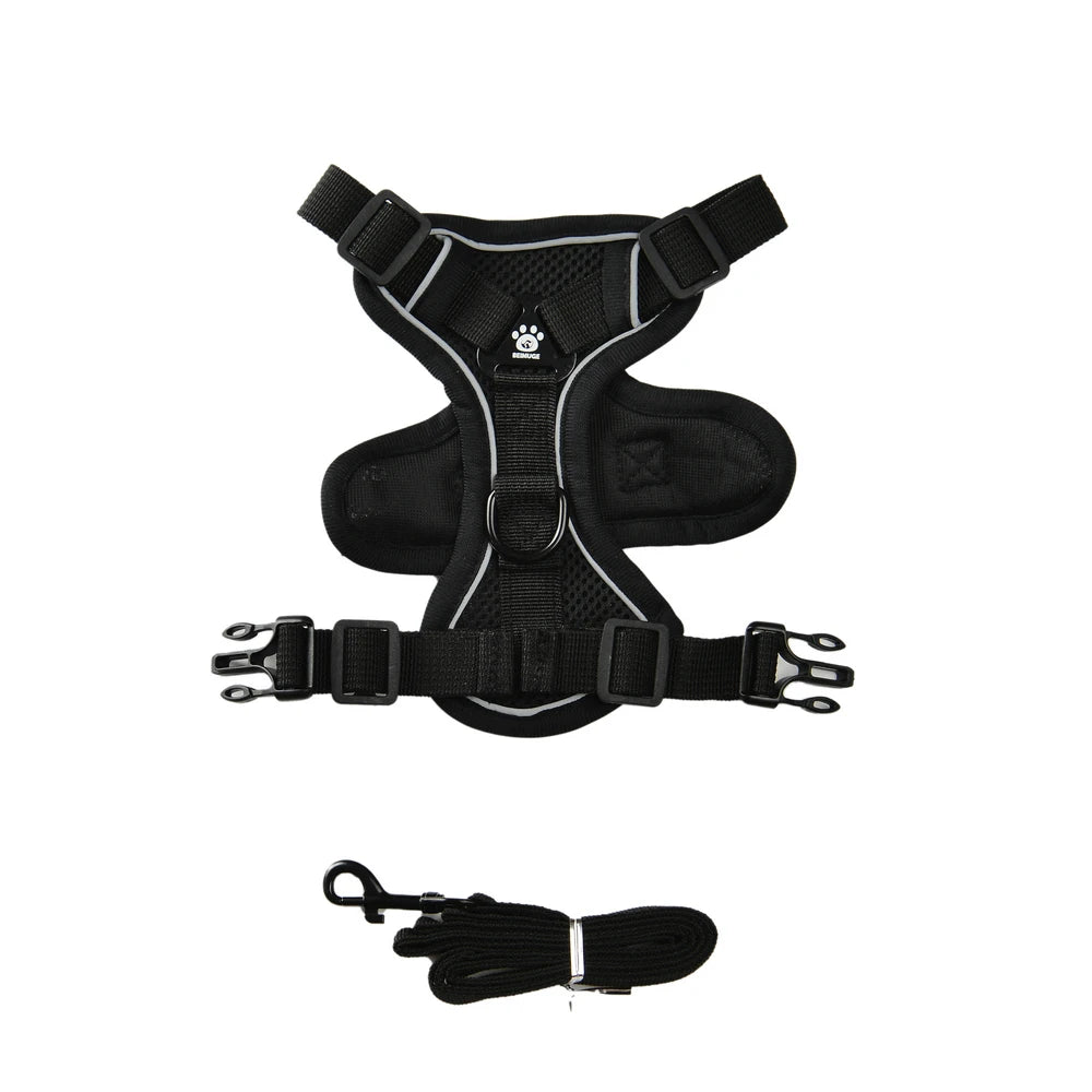 ZooFlex Adjustable Cat Harness & Leash – Reflective Pet Vest