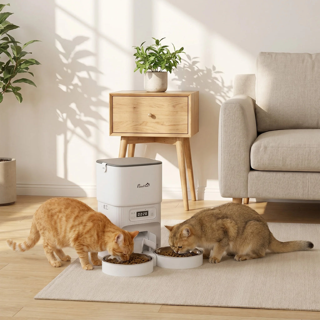 ZooFlex 4L Automatic Cat & Dog Feeder – Timed Food Dispenser with Portion Control