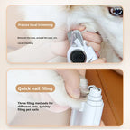 ZooFlex 2-in-1 LED Pet Nail Clipper & Grinder for Dogs & Cats