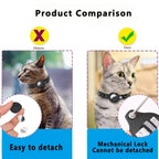 ZooFlex Reflective Cat Collar – Adjustable AirTag Holder Collar