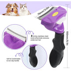 ZooFlex Cat Hair Removal Brush – Gentle Grooming & Massage Comb for Dogs & Cats