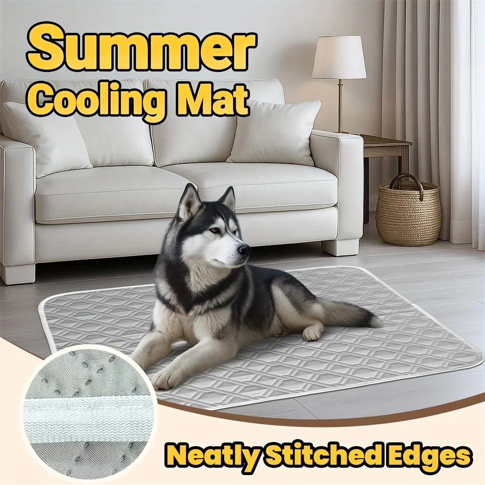 ZooFlex Pet Cooling Mat – Soft Summer Cooling Bed & Sleeping Pad for Dogs & Cats