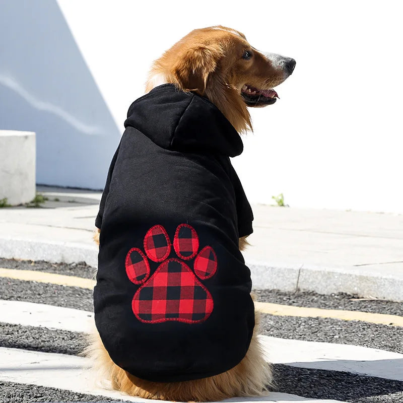 ZooFlex Winter Fleece Dog Hoodie – Warm Hooded Coat for Small, Medium & Large Dogs
