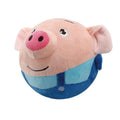 ZooFlex Interactive Vibrating Plush Ball – Musical Cat & Dog Toy