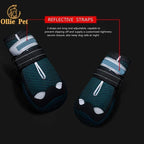 ZooFlex Waterproof Silicone Dog Boots – Anti-Slip Rain & Snow Shoes for Medium & Large Dogs