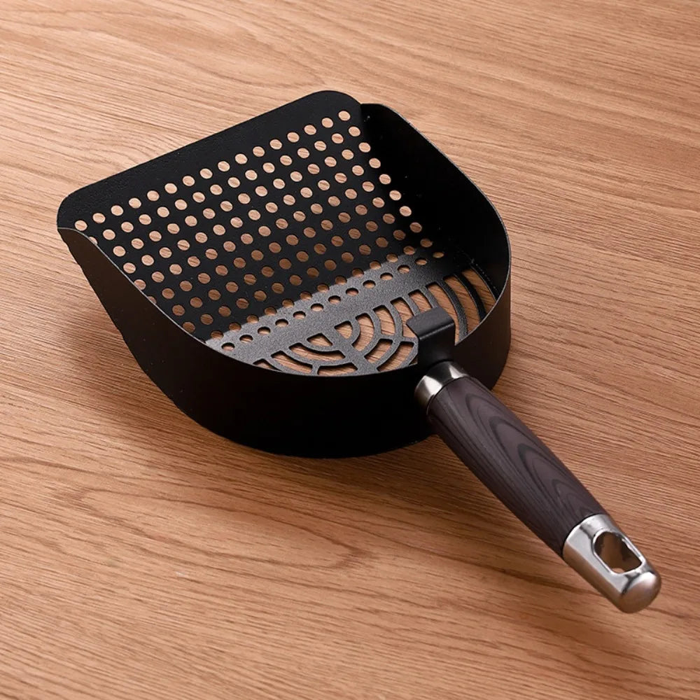 ZooFlex Stainless Steel Cat Litter Scoop – Deep Mesh Sifter