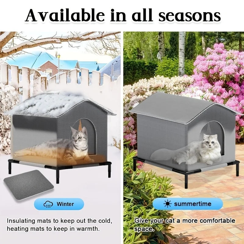 ZooFlex Foldable Outdoor Cat House