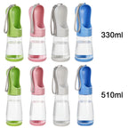 ZooFlex 2-in-1 Dog Water Bottle with Food Container – Portable Pet Travel Dispenser