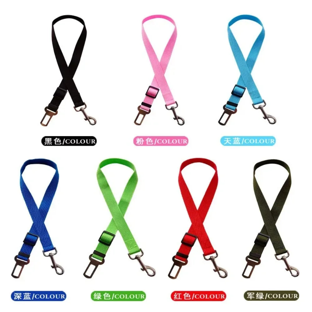 ZooFlex Adjustable Dog Car Seat Belt – Safety Harness Clip