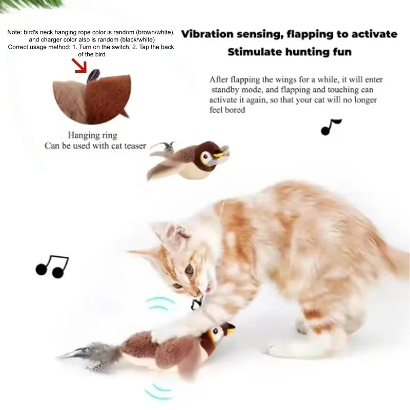 Zooflex ChirpyBird – Interactive Flapping Cat Toy