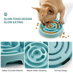 ZooFlex Slow Feeder Dog Bowl – Non-Slip Anti-Gulping Food Dish