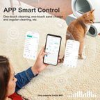 ZooFlex 65L Smart Cat Litter Box – WiFi Self-Cleaning